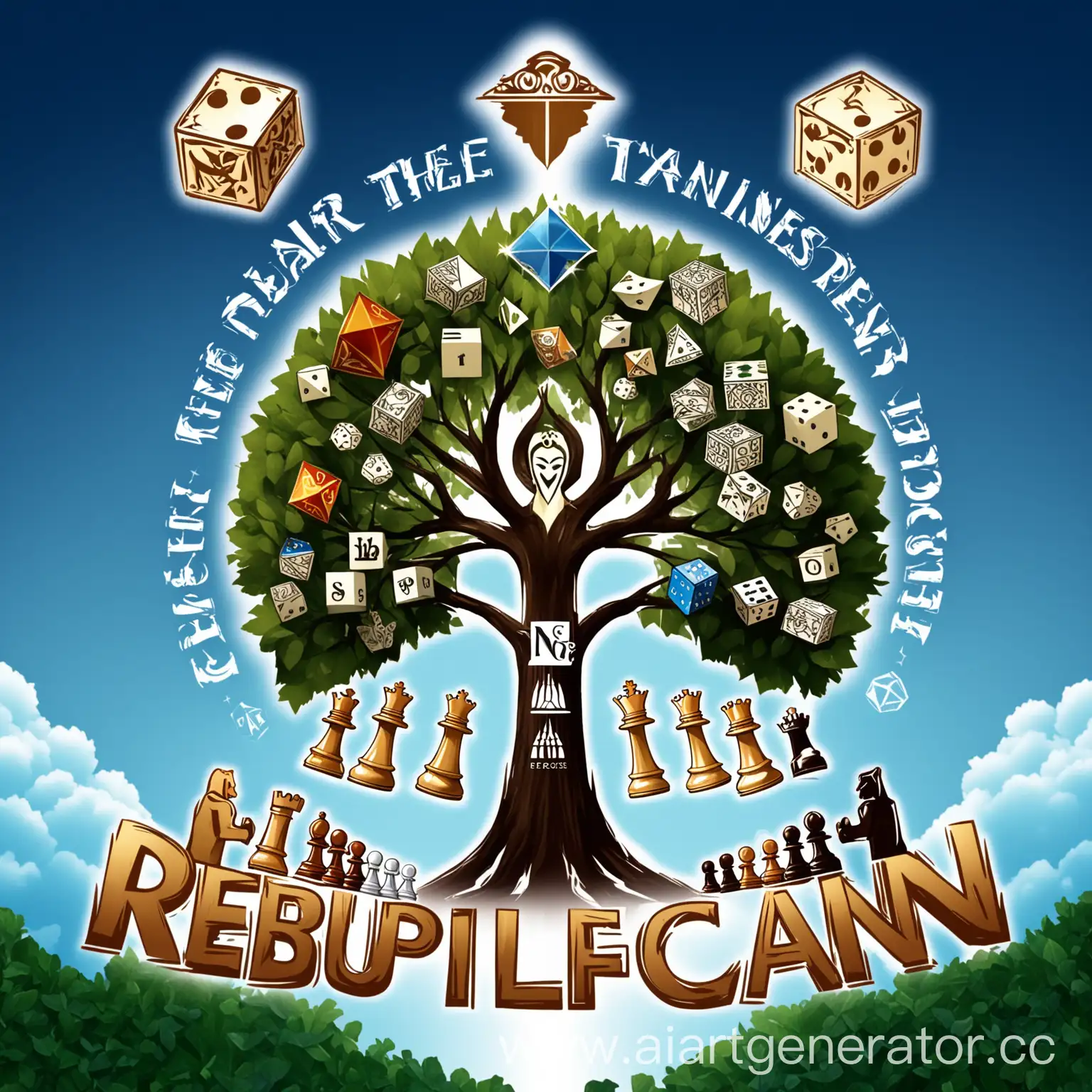 NGO-Logo-Tree-of-Knowledge-with-Educational-Symbols