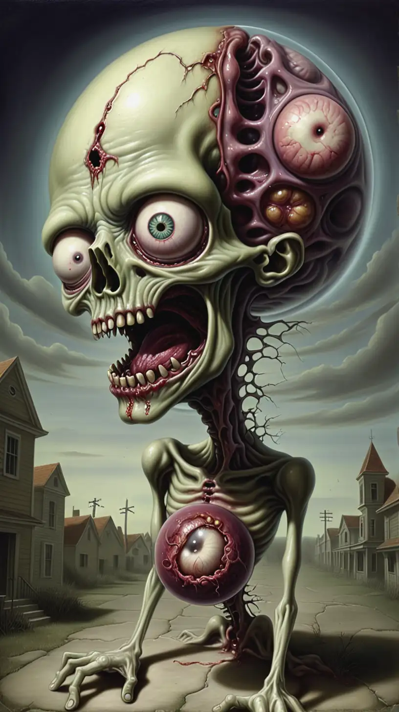 Embryonic zombie, surrealism 