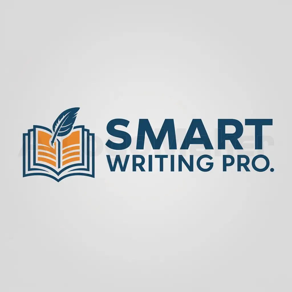 a logo design,with the text "Smart Writingpro", main symbol:academic writing services,Moderate,be used in Education industry,clear background