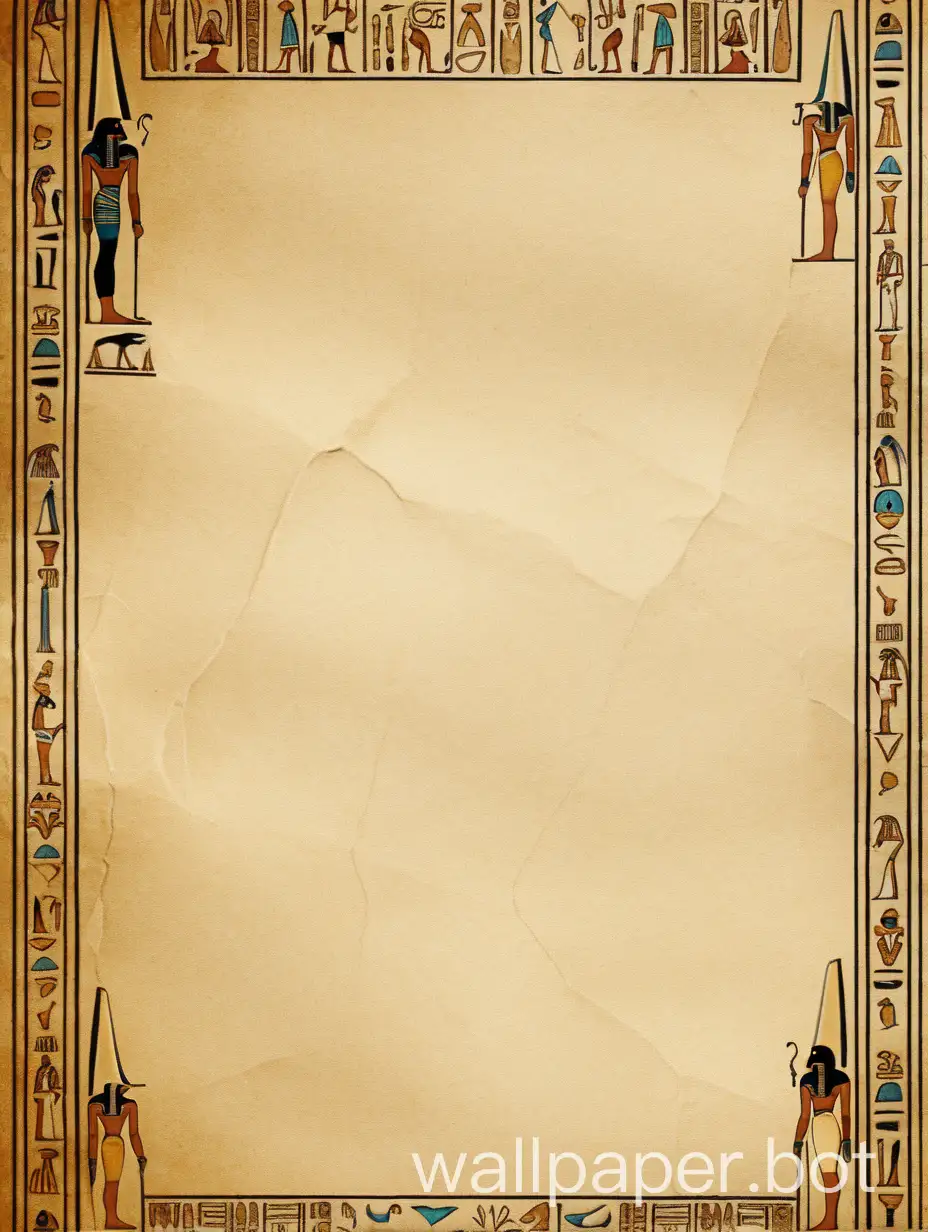 Egyptian paper background only background