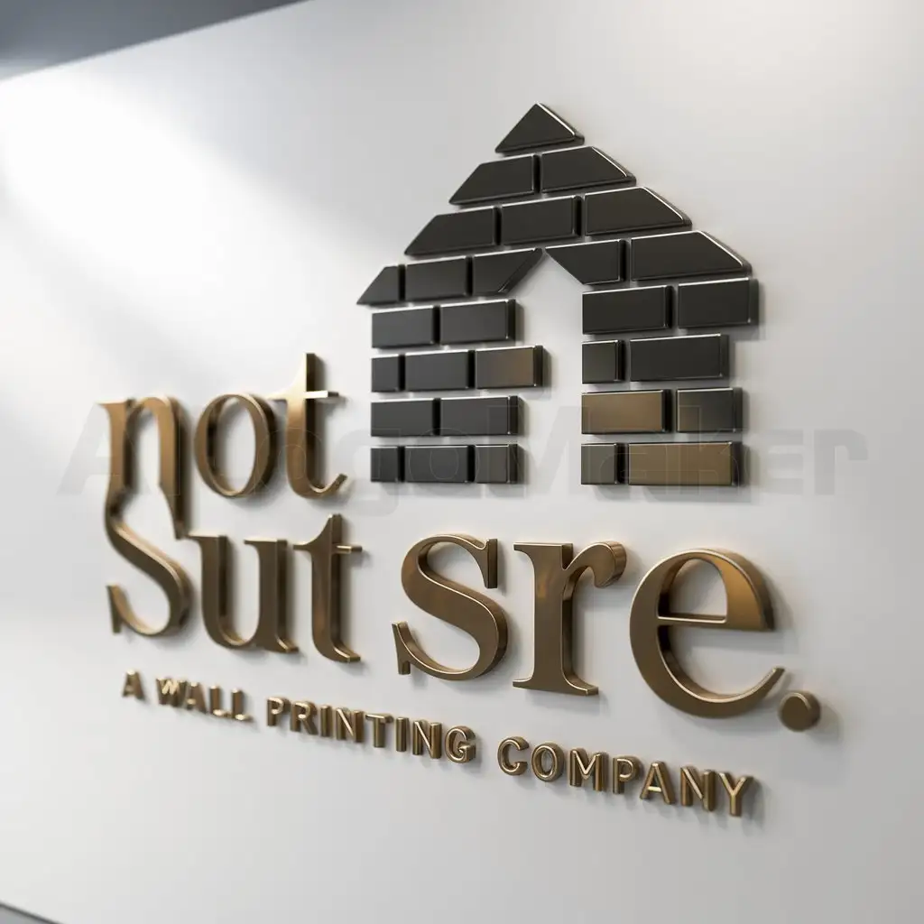 a logo design,with the text "Not sure.", main symbol:We have a new Wall printing company we are starting. The hardware has been setup and we have finished our training. We are looking for a company name and a logo. make apro professional,Moderate,be used in 0 industry,clear background