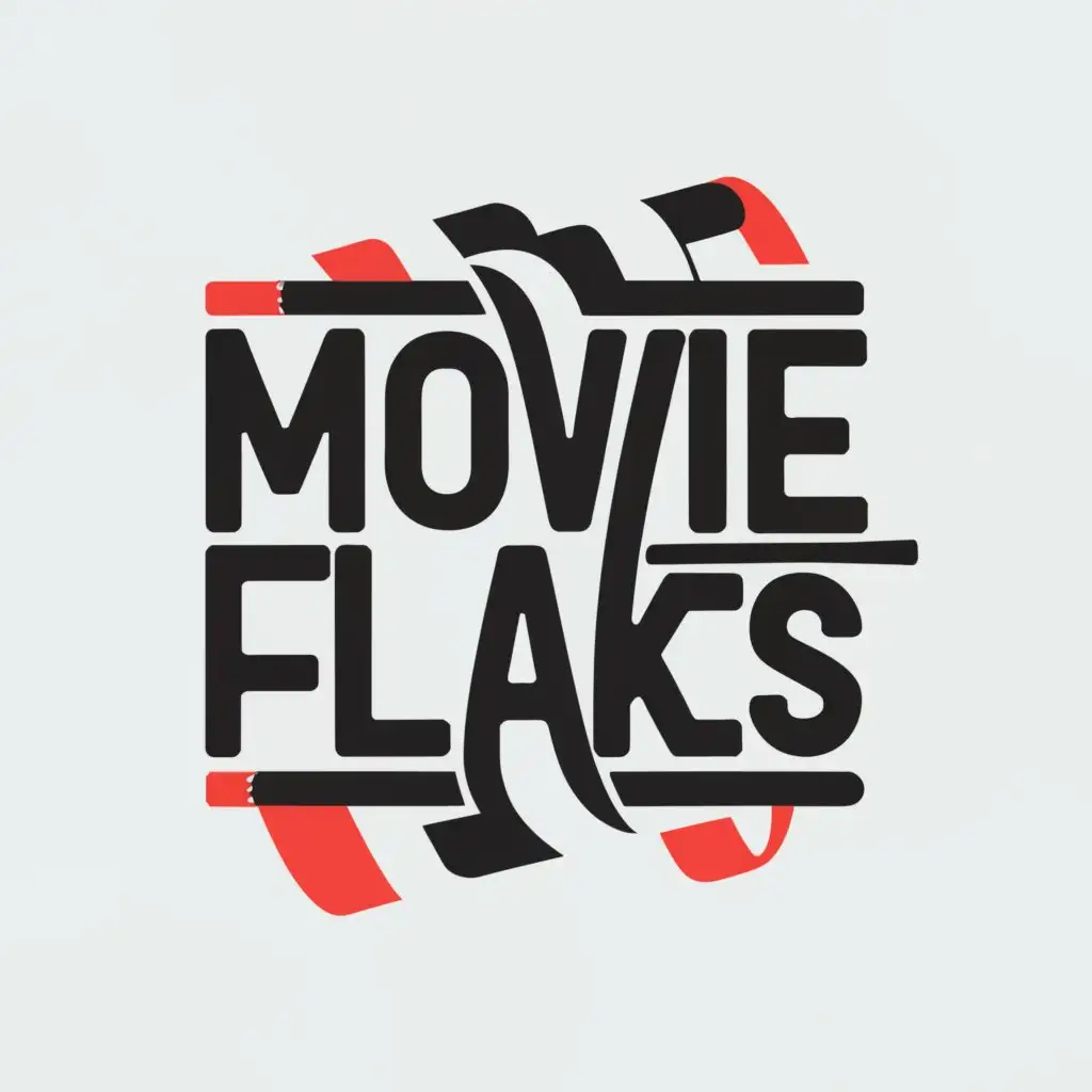 LOGO-Design-For-Movie-Flakes-Cinematic-Reel-and-Clapperboard-in-Vibrant-Colors