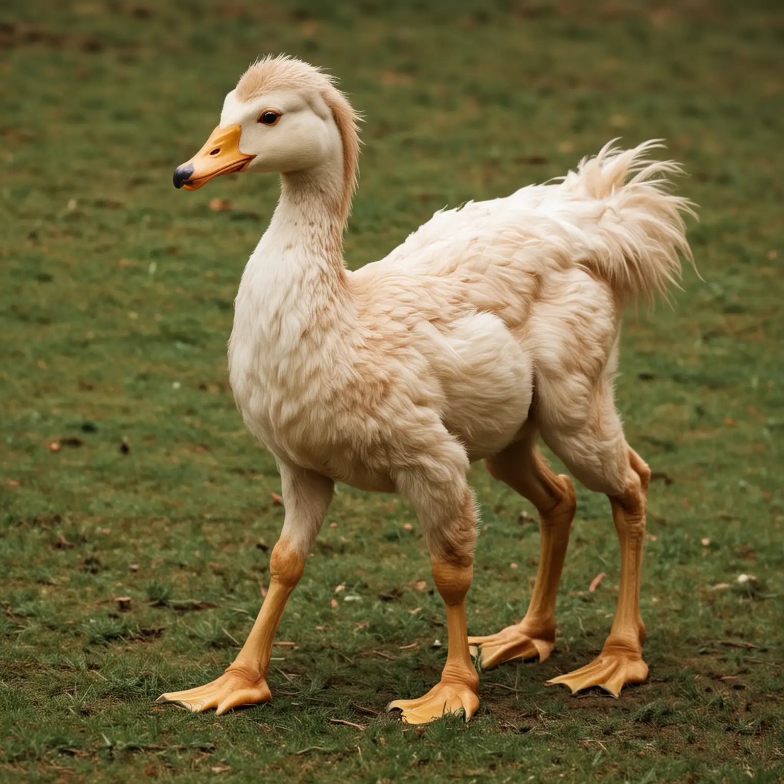 Majestic Centaur Duck in Enchanted Forest