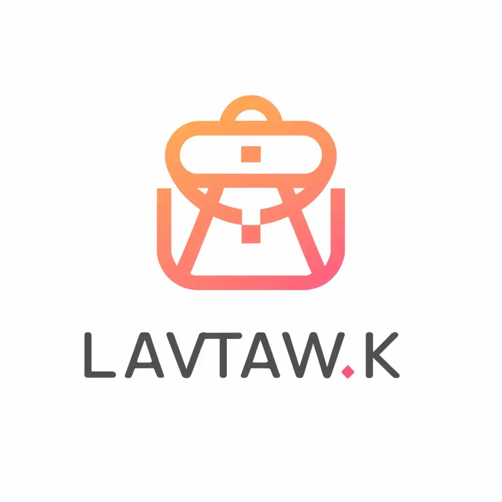 a logo design,with the text "LAVATAWK", main symbol:Fulfillment backpack,Minimalistic,be used in Internet industry,clear background