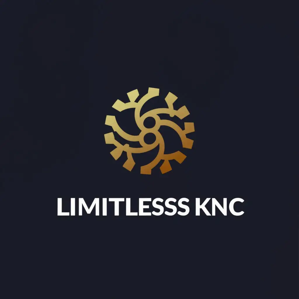 LOGO-Design-For-Limitless-KNC-Infinite-Gears-in-Clear-Background