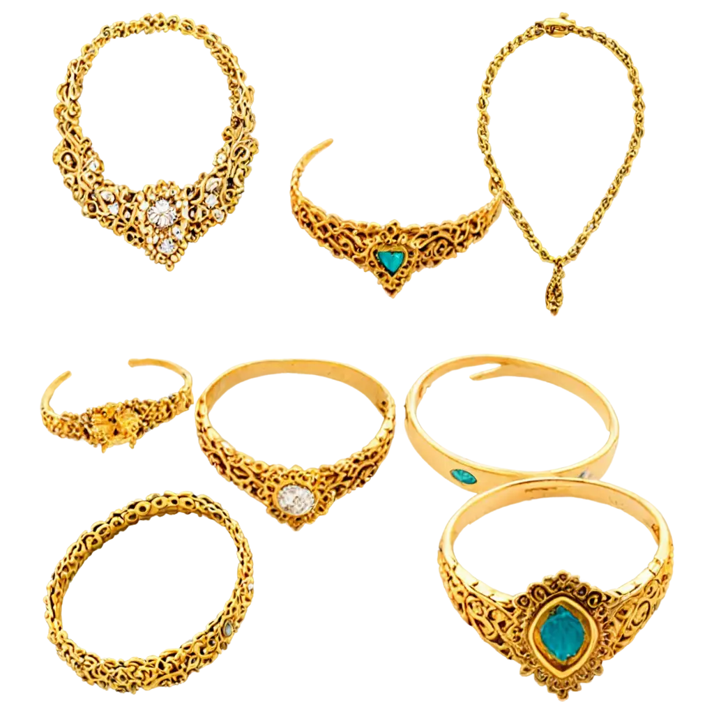 Exquisite-Gold-Jewelry-PNG-Image-Enhance-Your-Designs-with-HighQuality-Clarity