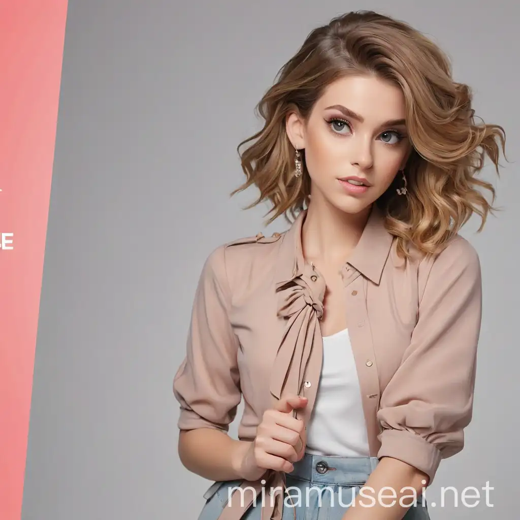 Stylish YouTube Banner for Fashion Channel with Please Subscribe