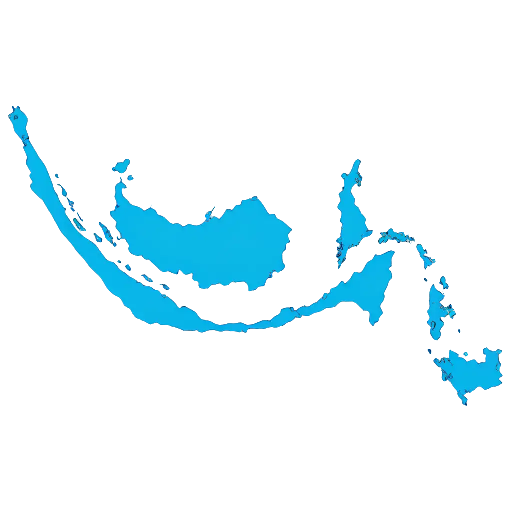 draw a map of Indonesia