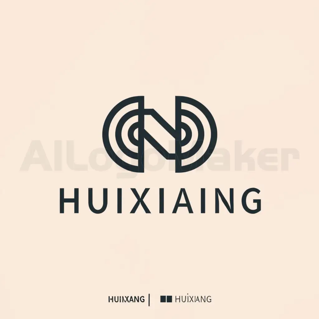 a logo design,with the text "Huixiang", main symbol:HuiXiang,Minimalistic,be used in Wholesale industry,clear background