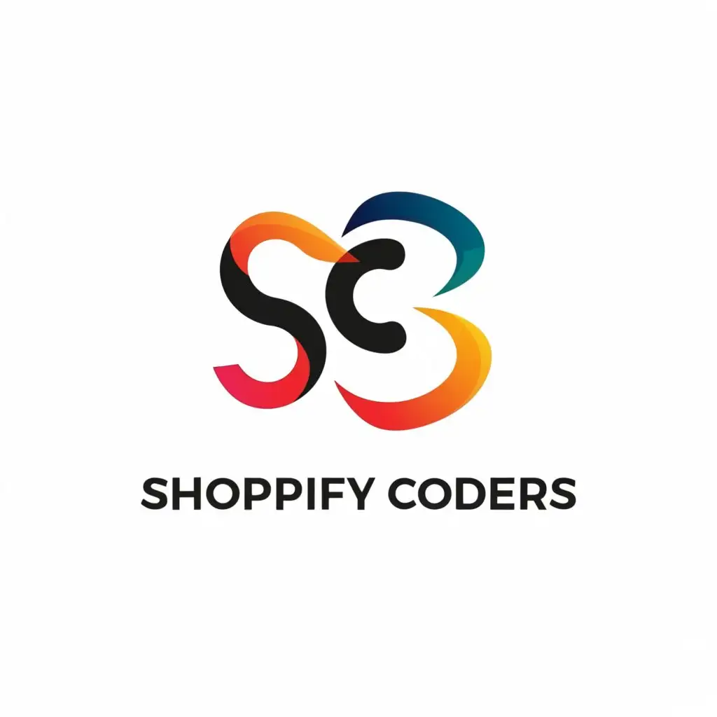 a logo design,with the text "Shopify Coders", main symbol:SC </>,Moderate,be used in Technology industry,clear background