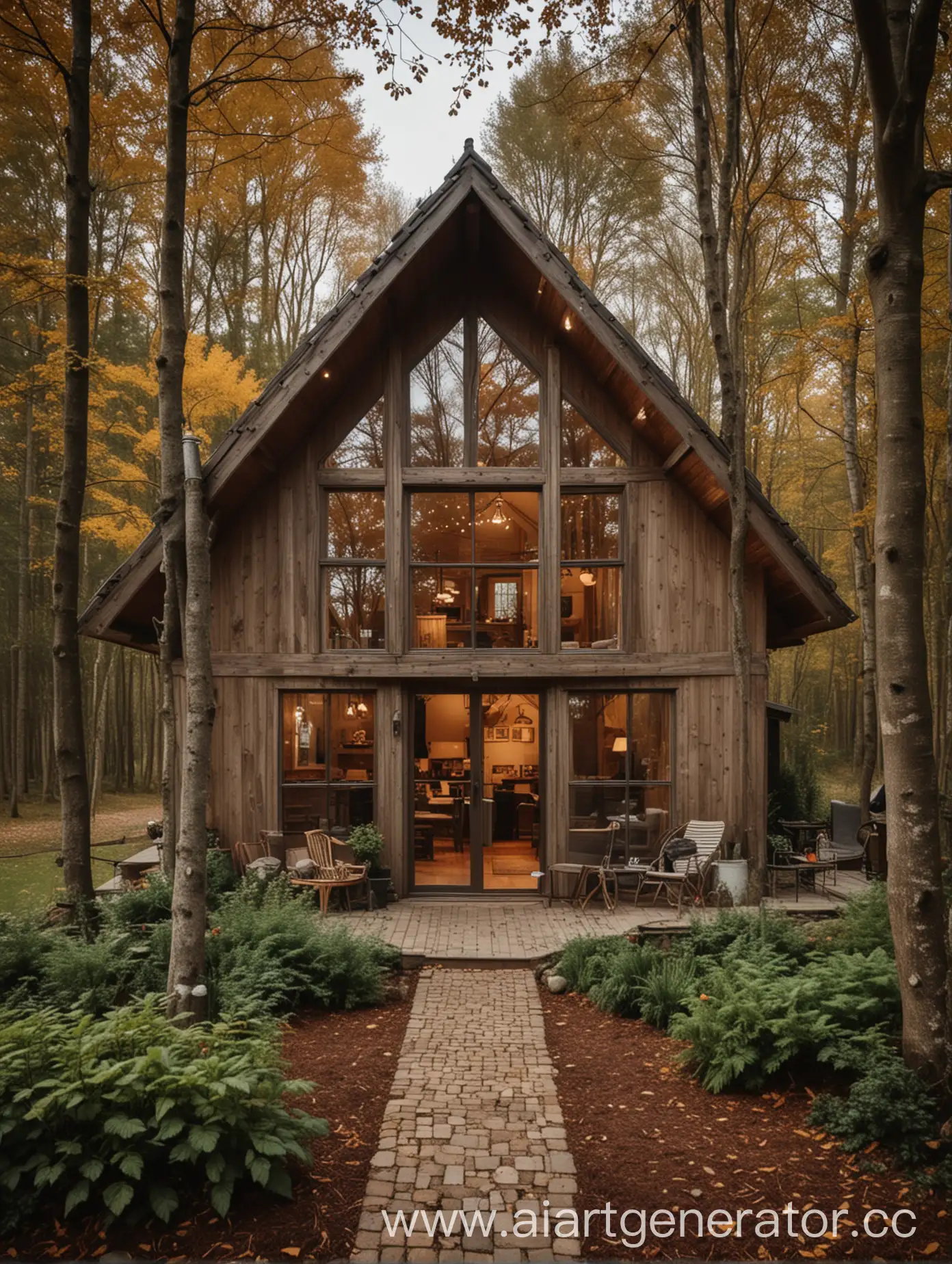 Cozy-BarnHouse-Surrounded-by-Trees-Warm-and-Joyful-Home