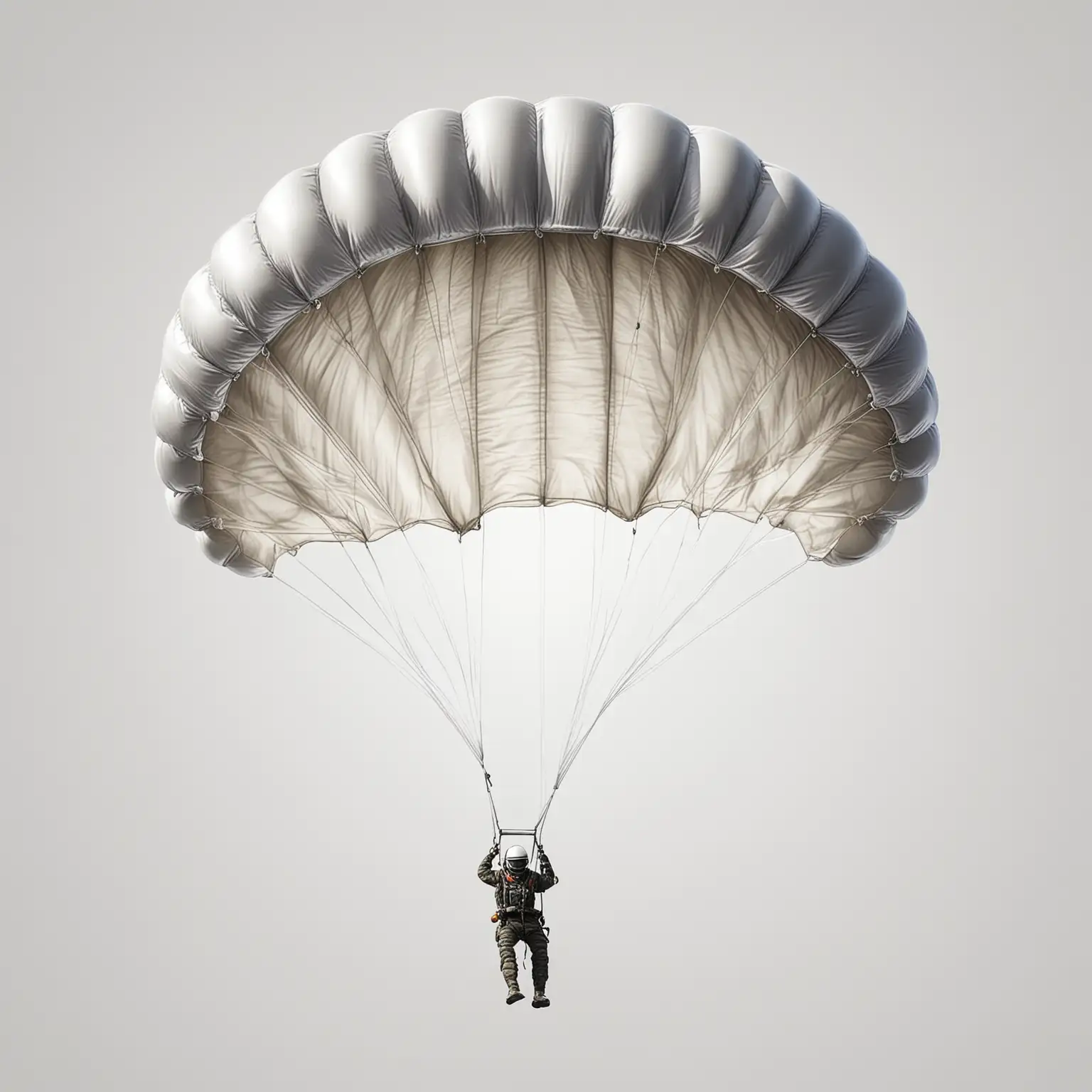 Realistic Parachute Illustration on White Background