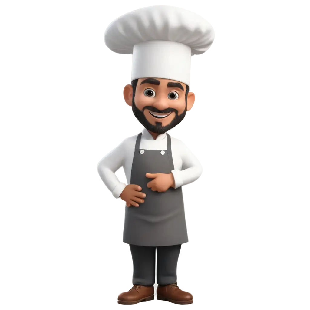 Create Cafe chef as showing something
