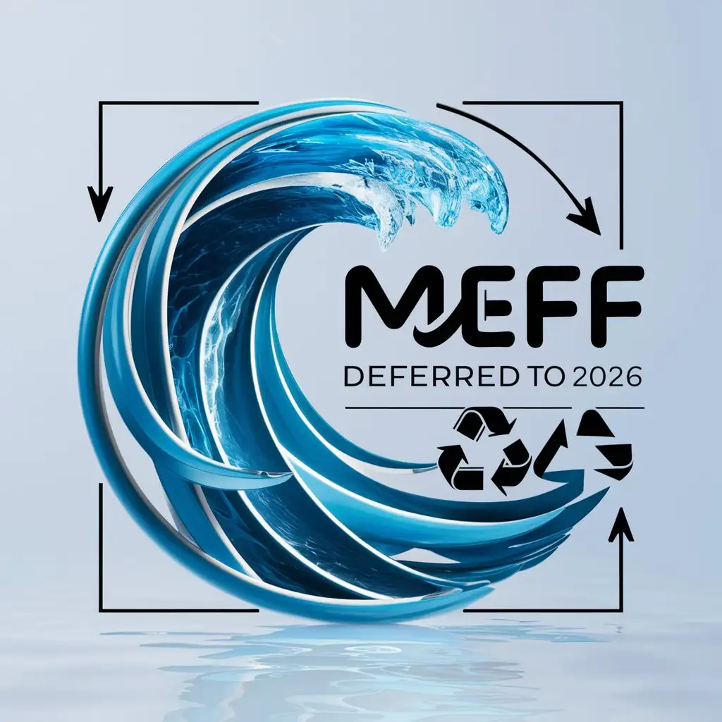 LOGO-Design-For-MEFF-Ocean-and-Recycling-Theme-with-Clear-Background