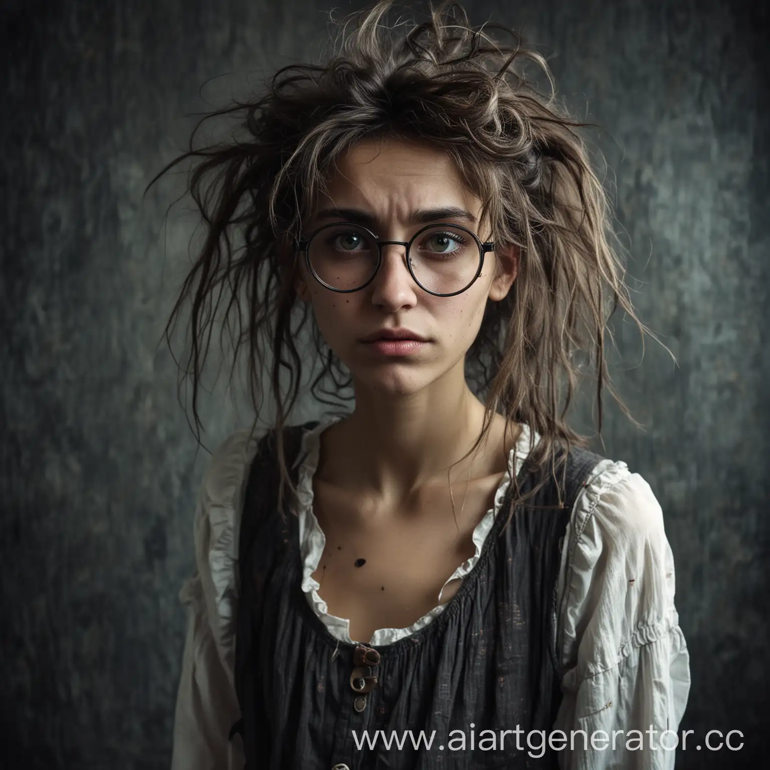 Mysterious-Skinny-Gypsy-Girl-with-Messy-Hair-and-Glasses