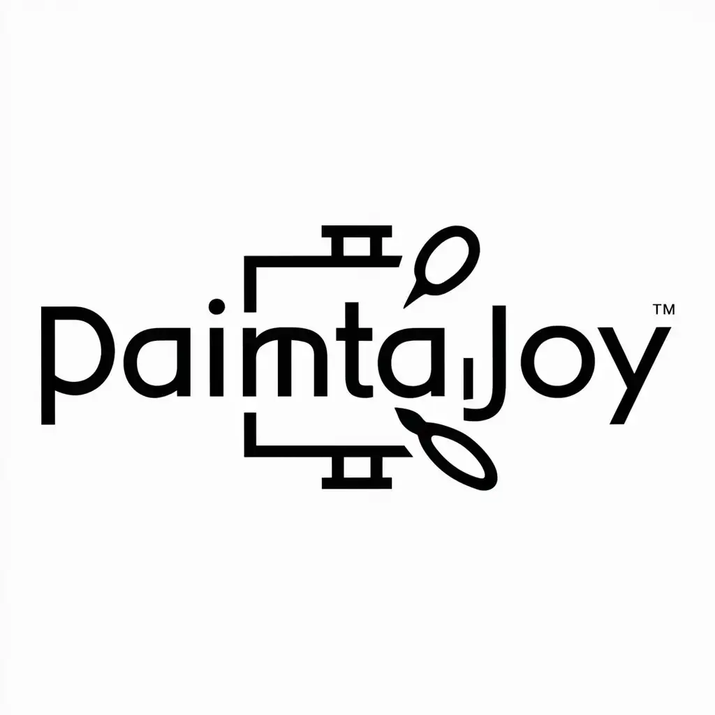 LOGO-Design-For-PaintaJoy-Minimalistic-Canvas-Symbol-for-Entertainment-Industry