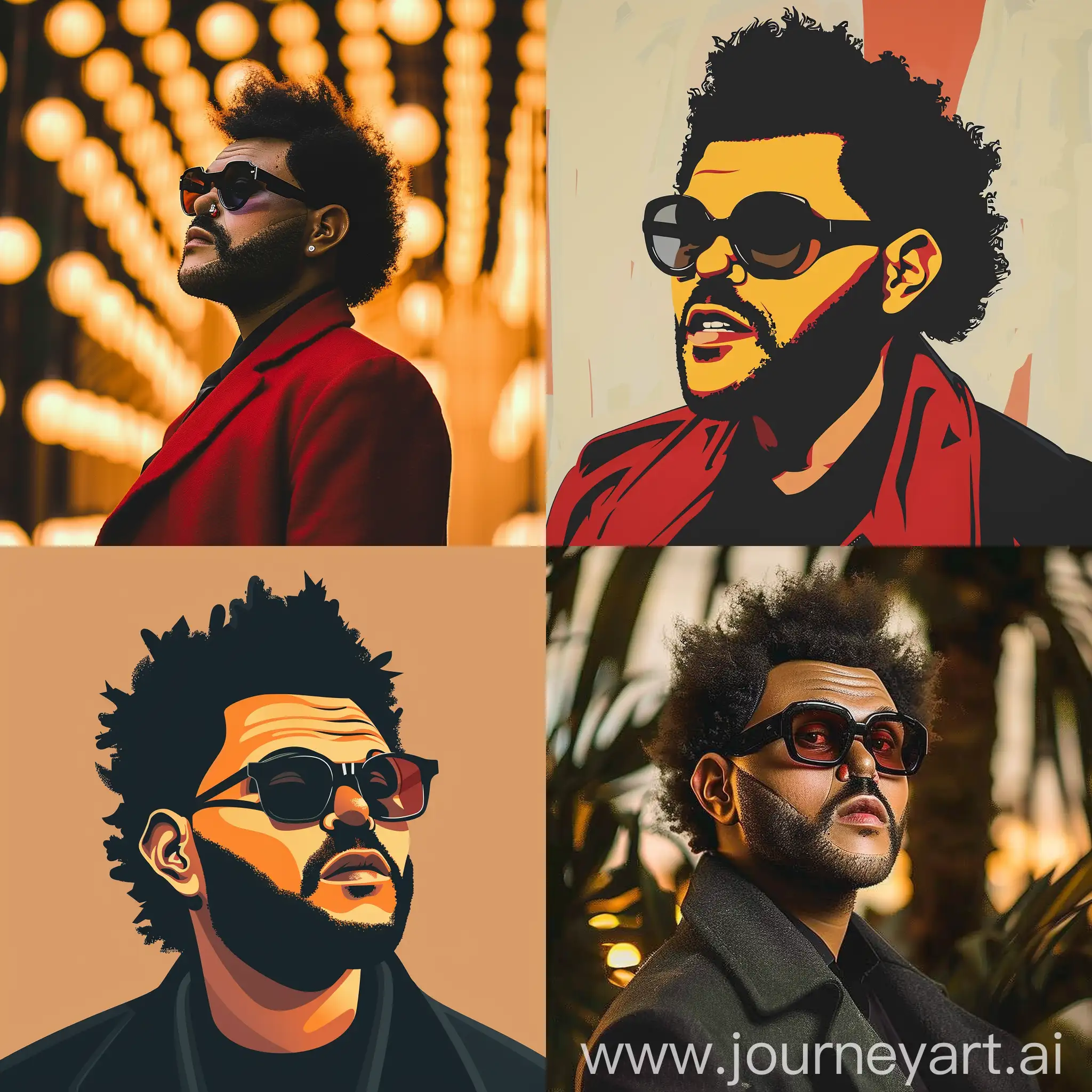 The-Weeknd-Inspired-Avatar-Portrait-for-Spotify-Profile