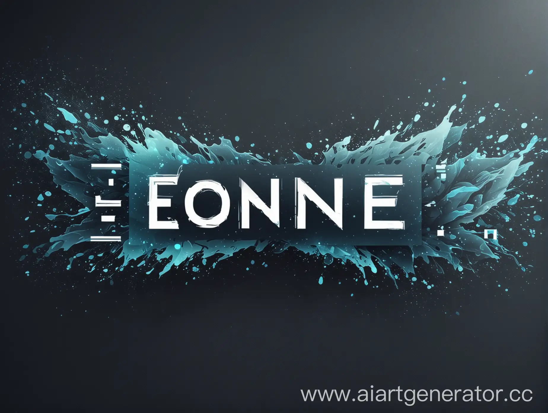 Хочу красивый банер с логотипоп Eoniqe для ютуб канала В холодных цветах
