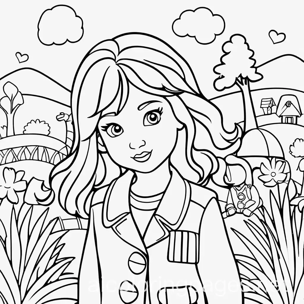 being tactful: coloring page, Coloring Page, black and white, line art, white background, Simplicity, Ample White Space. The background of the coloring page is plain white to make it easy for young children to color within the lines. The outlines of all the subjects are easy to distinguish, making it simple for kids to color without too much difficulty