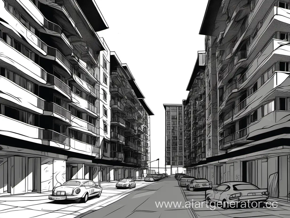 Noir-Comic-Style-New-Residential-Complex-Buildings