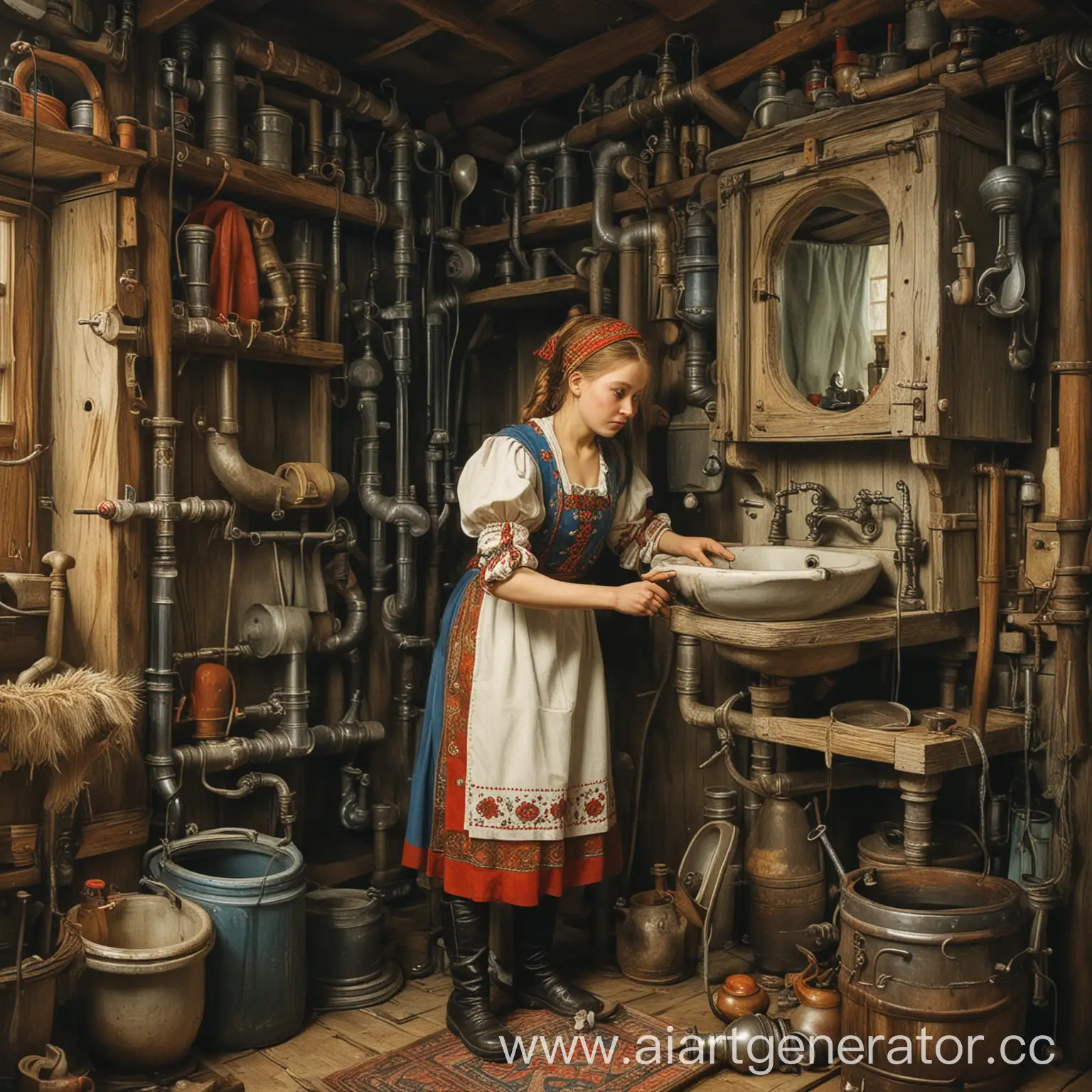 Enchanting-Plumbing-Scenes-in-Russian-Folk-Tales