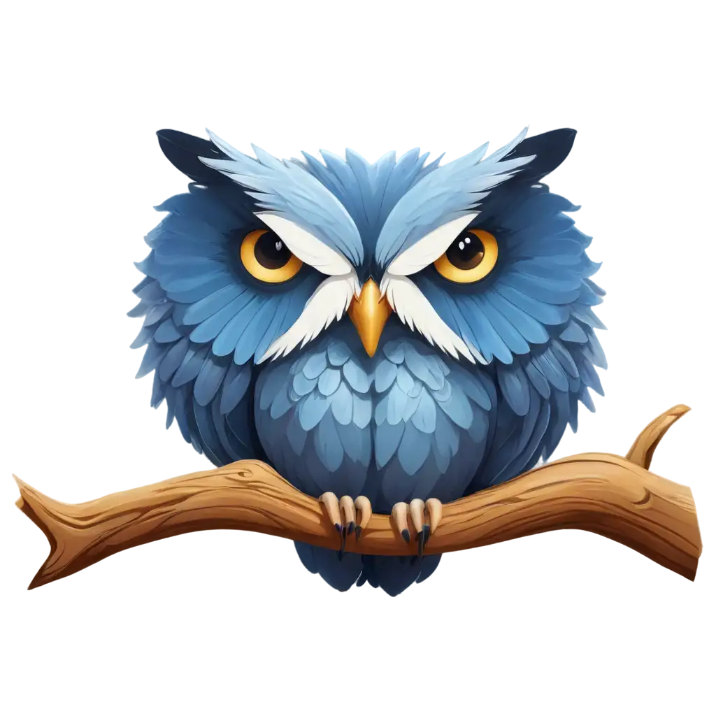 Exquisite-Blue-Owl-PNG-Captivating-Image-of-a-Majestic-Creature-in-HighQuality-Format