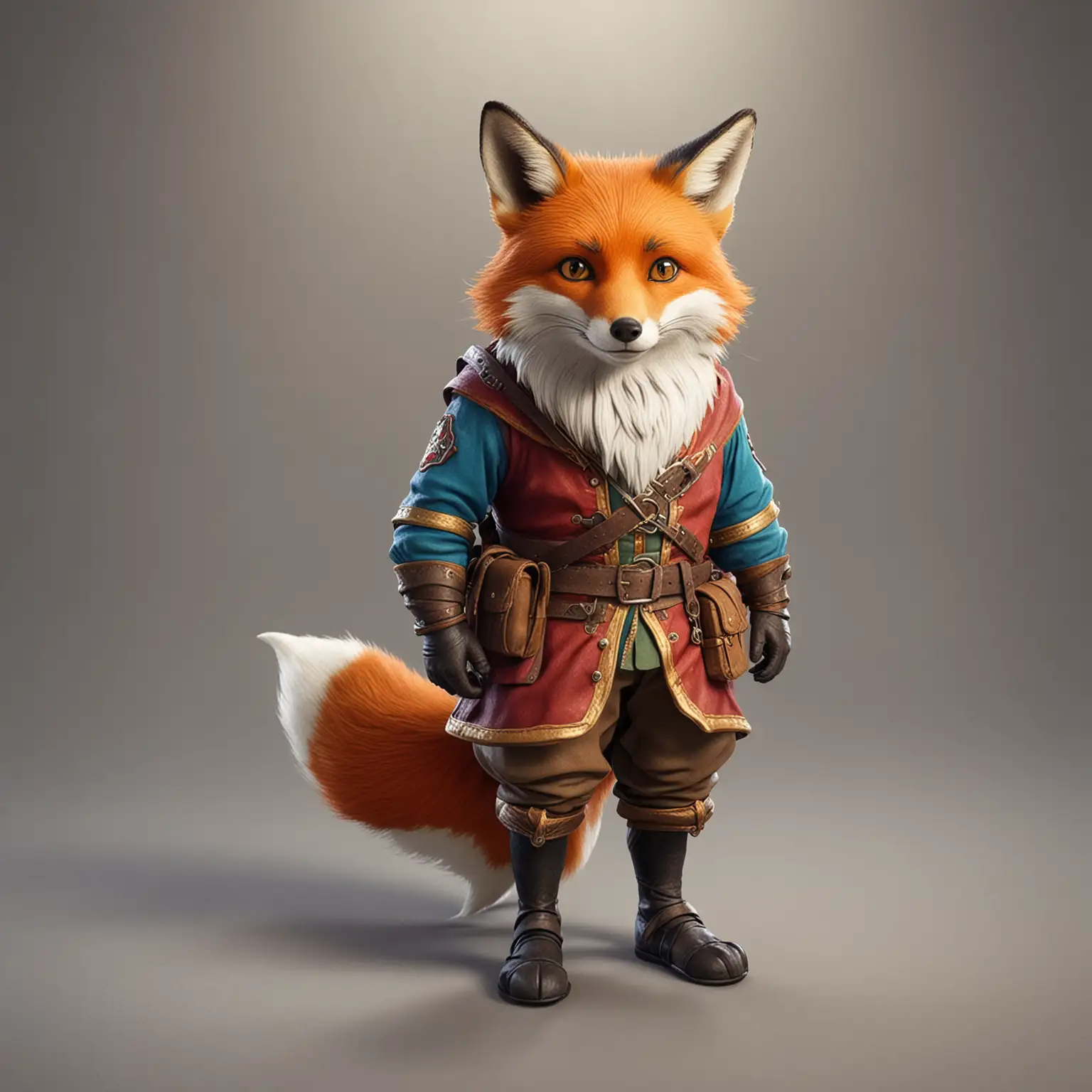 Colorful Medieval Clothing Fox Adventure Seeker