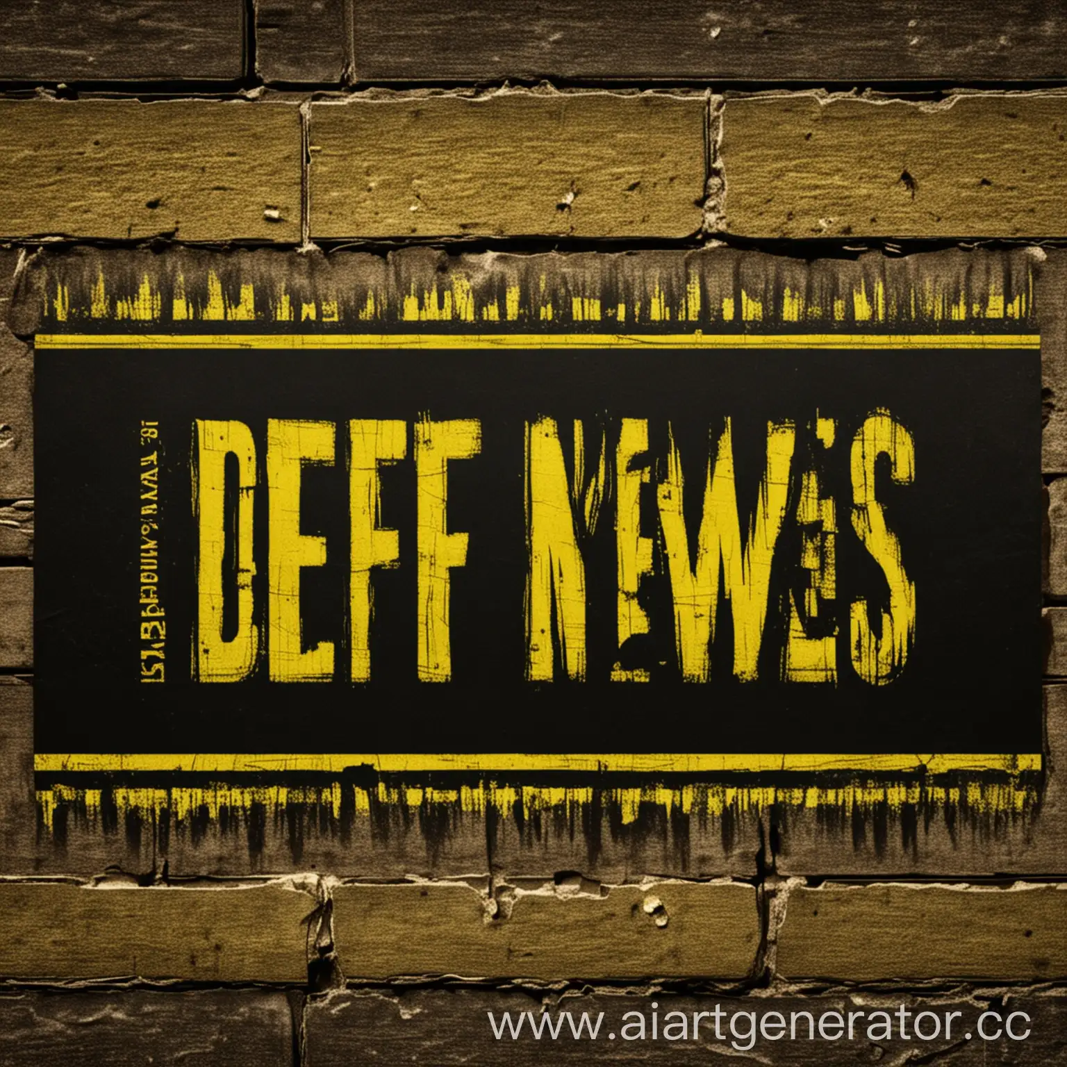 Vibrant-Black-and-Yellow-Composition-with-Deff-News-Inscription