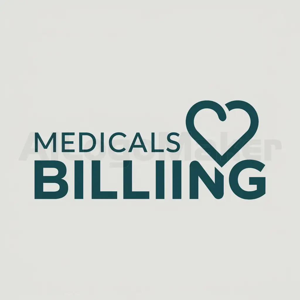 a logo design,with the text "MEDICALS BILLING", main symbol:HEALTH,Moderate,be used in HEALTH industry,clear background