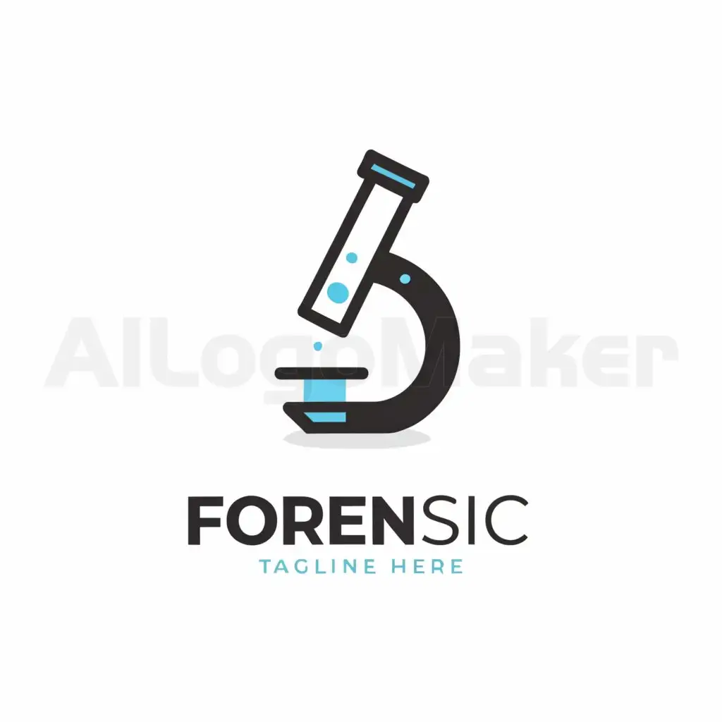 a logo design,with the text "FORENSIC", main symbol:science,Moderate,be used in Education industry,clear background