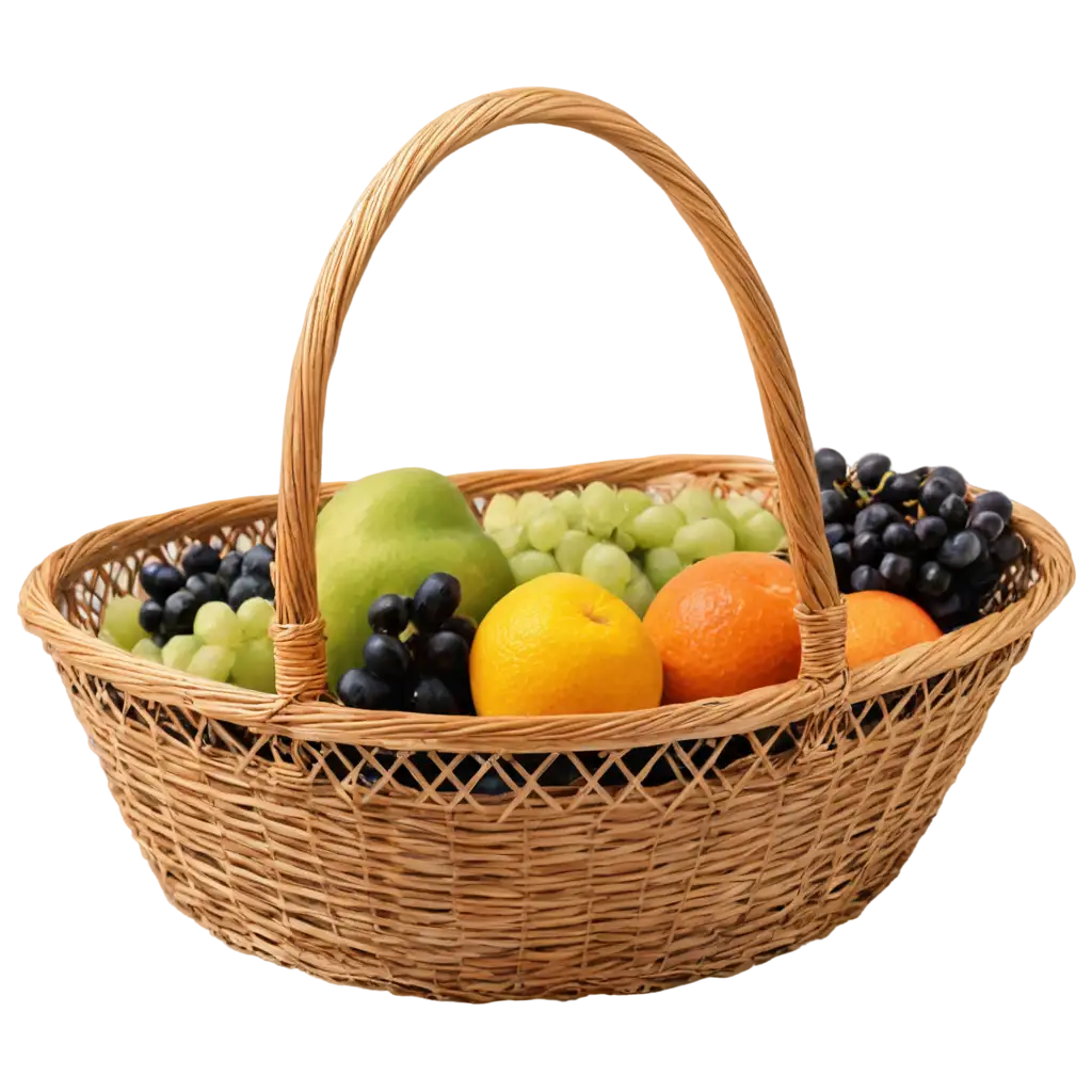 Vibrant-PNG-Image-A-Luscious-Fruit-in-a-Basket