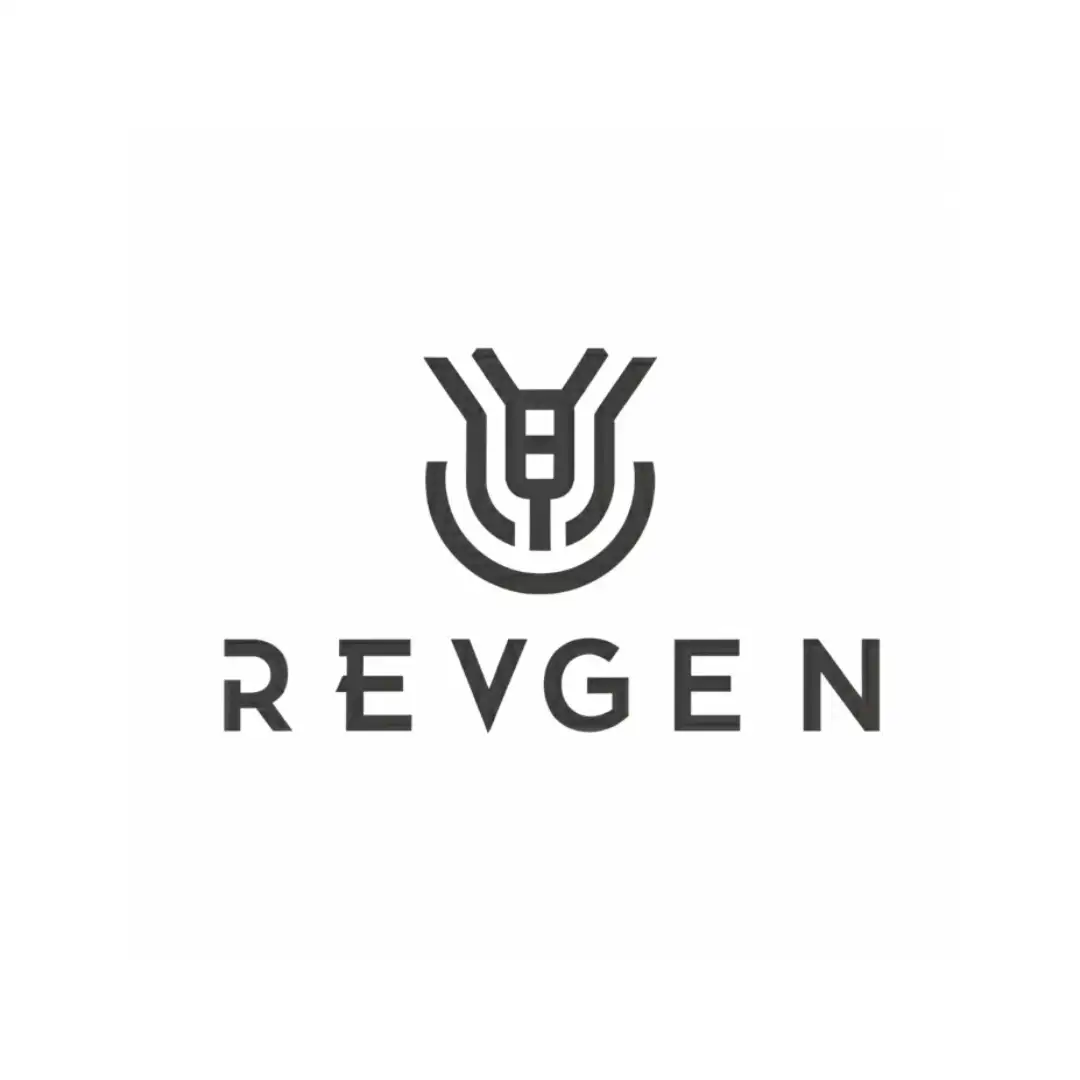 a logo design,with the text "REVGEN", main symbol:Clothes,Moderate,be used in Others industry,clear background