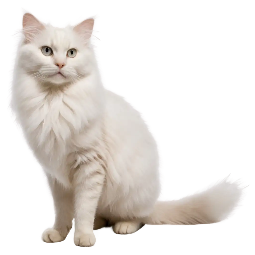 Exquisite-Angora-Cat-Standing-HighQuality-PNG-Image-for-Versatile-Use