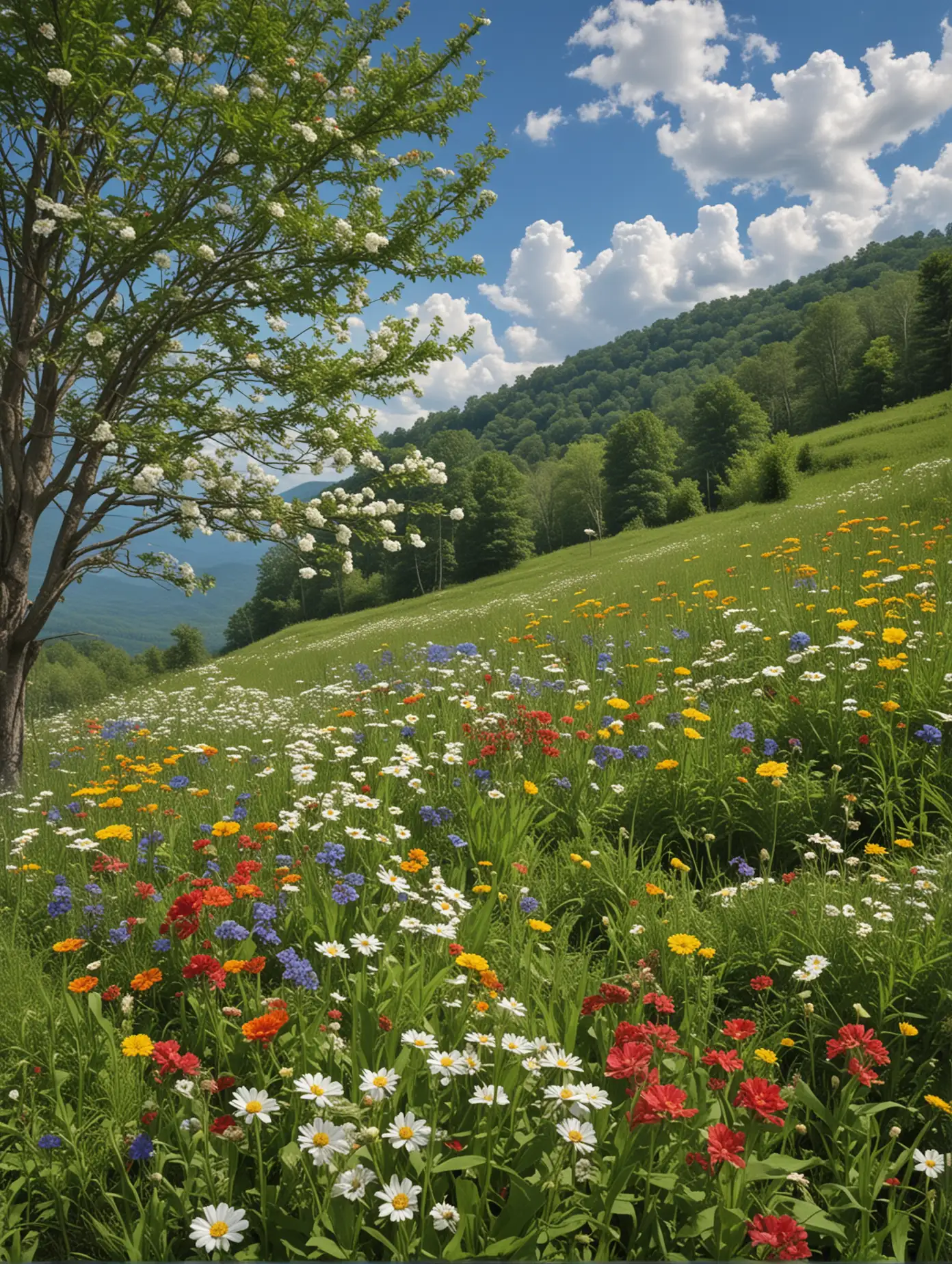 Wildflowers and Appalachian Scenery in Eastern Kentucky