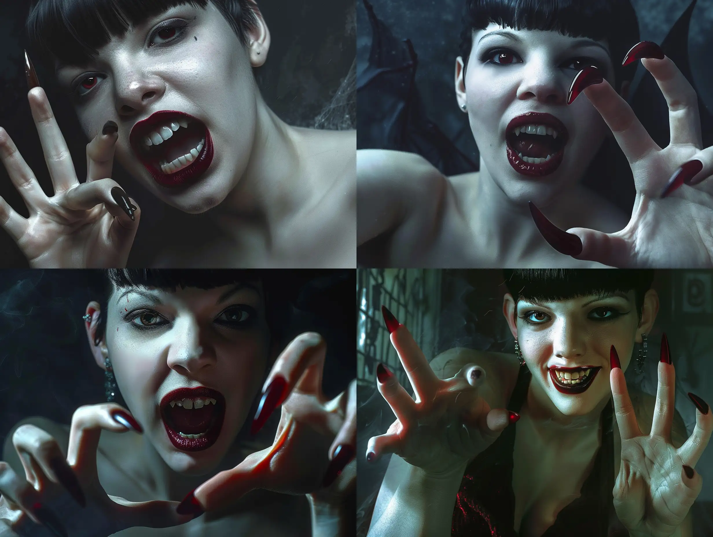 Terrifying-Photorealistic-Female-Vampire-Attack-Scene