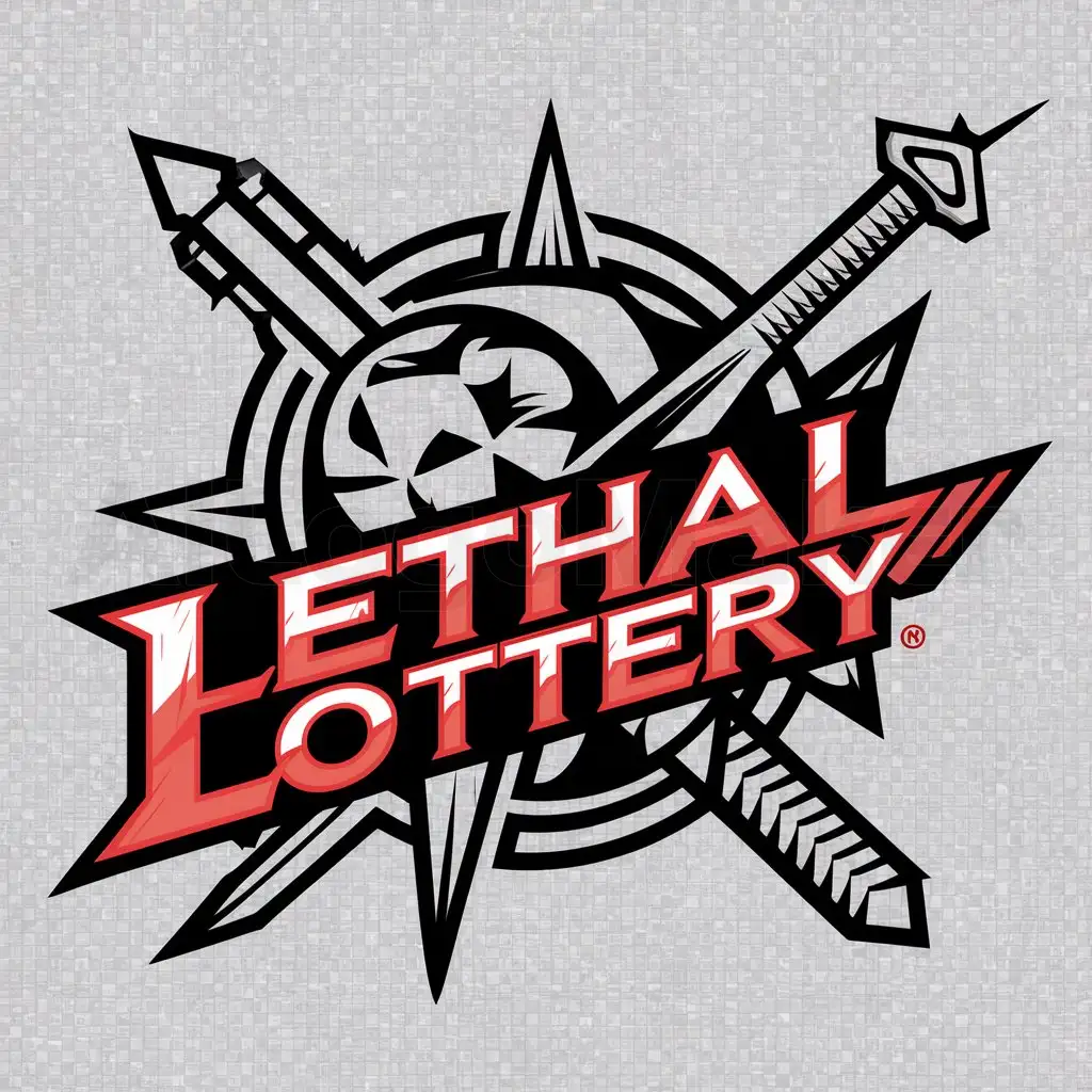 LOGO-Design-for-Lethal-Lottery-Dynamic-Fusion-of-Lottery-and-Weapon-Motifs