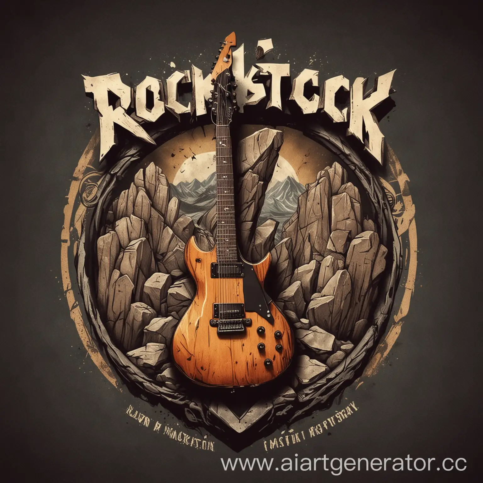 Dynamic-MAGSTOK-Rock-Festival-Logo-with-Electric-Guitar