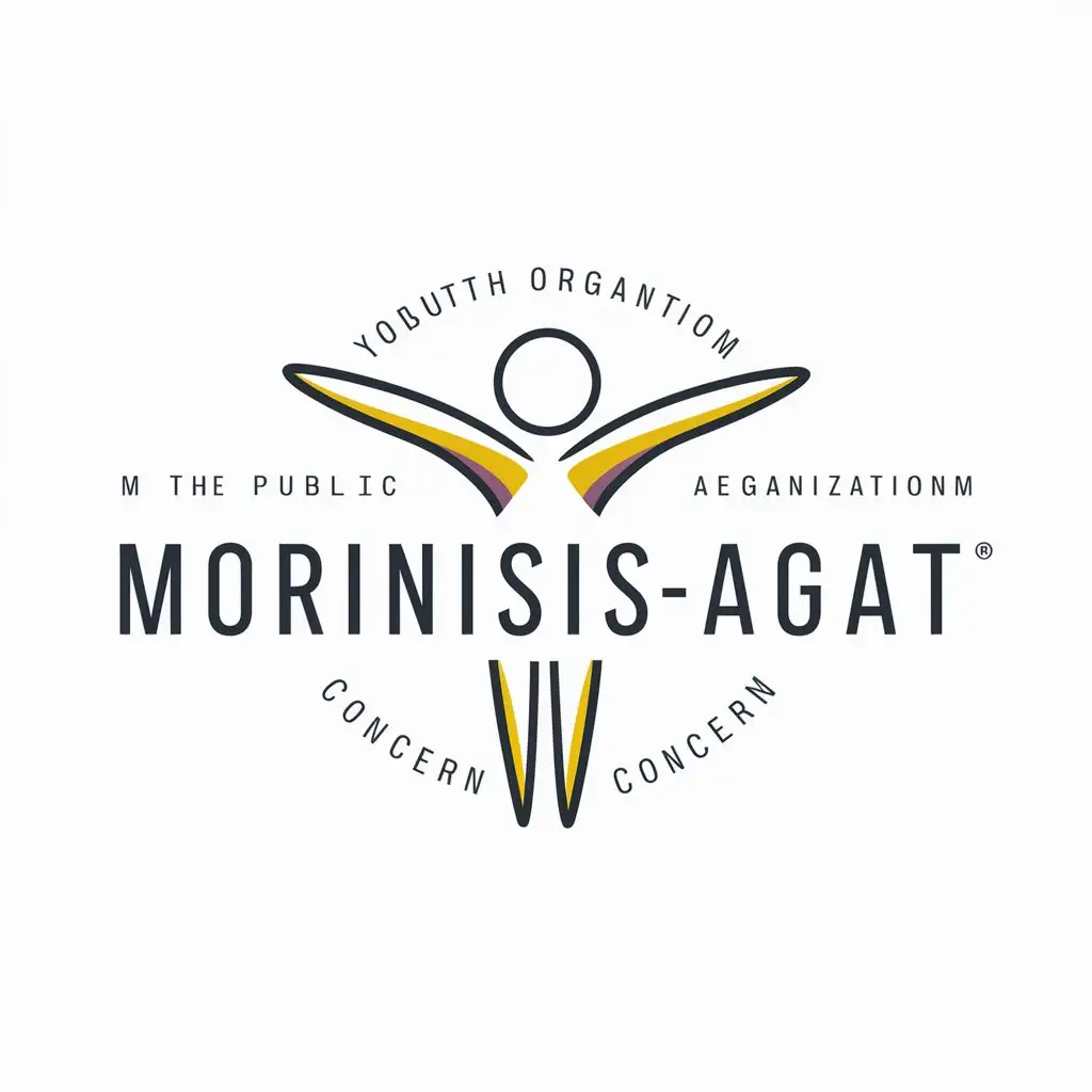 Логотип. Общественное объединение по делам молодежи Концерн "Моринисис - Агат"