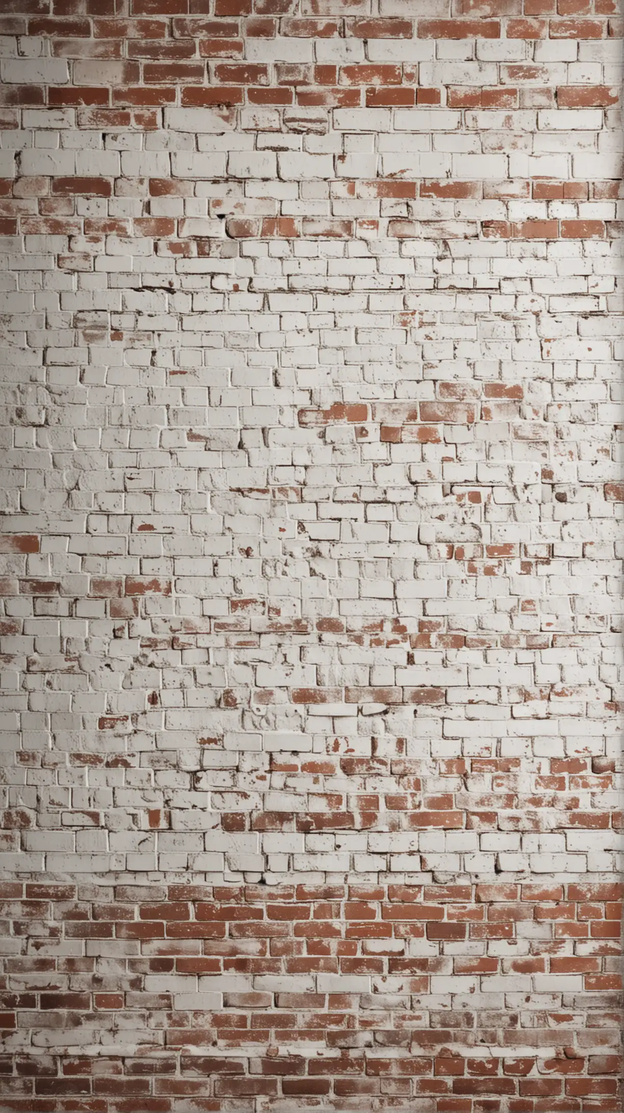 white washed multi colored grunge brick wall