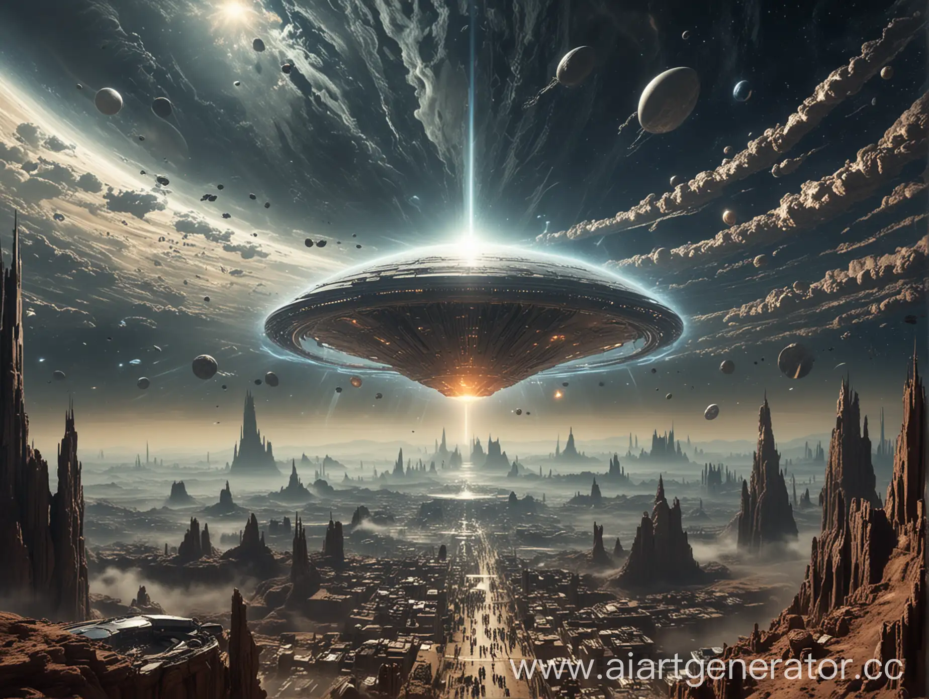Celestial-Traveler-Activates-Ionic-Plasma-Force-Field-Alien-City