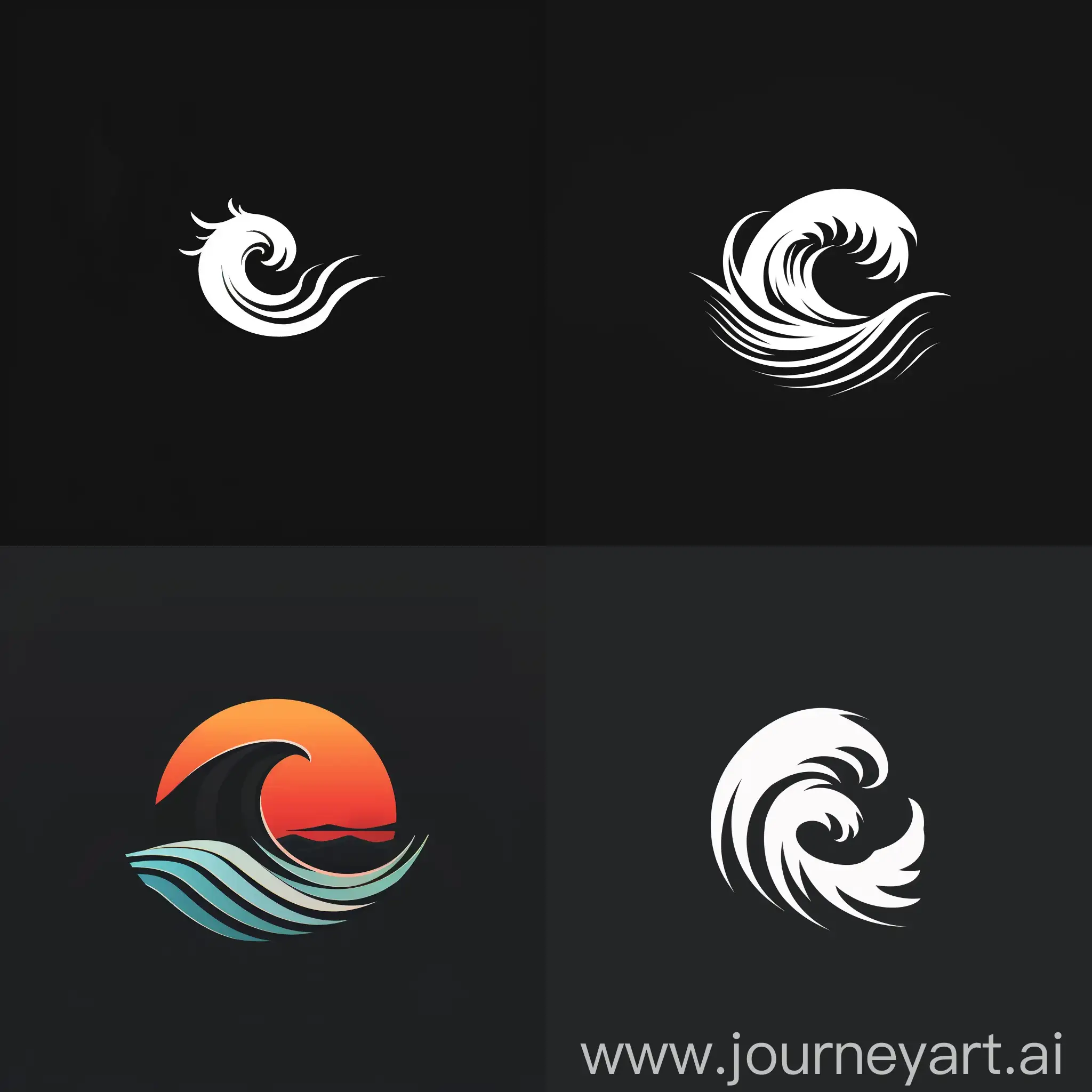 Minimalistic-Military-Trading-Company-Logo-with-Wave-Design