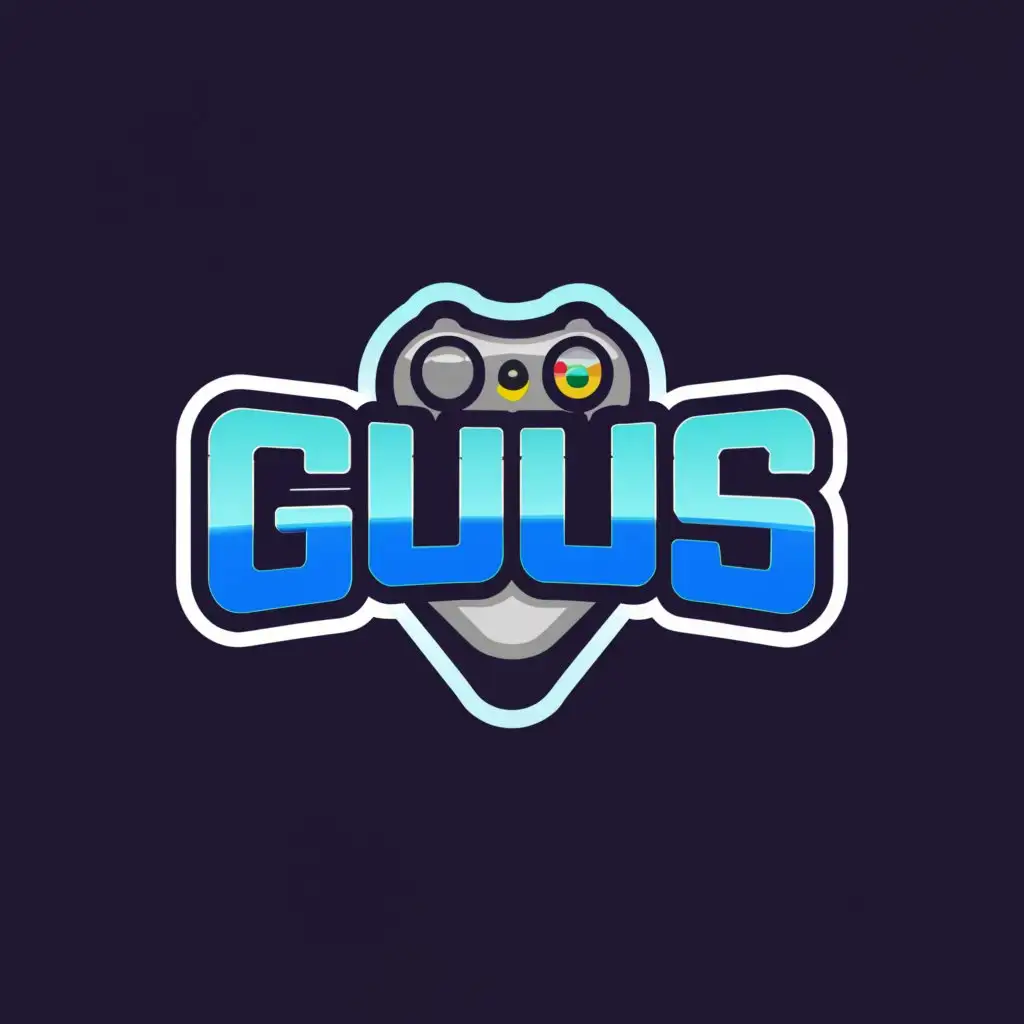 LOGO-Design-For-Guus-GamingInspired-Moderately-Styled-Logo-on-Clear-Background
