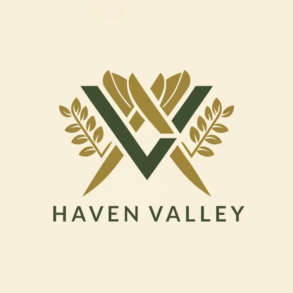 a logo design,with the text "Haven Valley", main symbol:Designing a logo for "Haven Valley" can encapsulate elements of sanctuary, nature, and style. Here's a conceptual idea:

The logo could feature a serene landscape with rolling hills or a valley, perhaps with a gentle stream flowing through it. Overlapping the landscape could be a stylized letter "H" for "Haven," incorporating elements of nature like leaves or branches to signify the brand's connection to the environment. The typography for "Haven Valley" could be sleek and modern, complementing the natural elements in the logo.

Alternatively, you could focus more on the concept of a "haven" by using a symbol like a sheltering tree, an open doorway, or a stylized bird in flight, conveying a sense of refuge and tranquility.

Remember to keep the design clean, versatile, and scalable for various applications, such as clothing tags, website headers, or social media profiles.

If you have specific preferences or ideas for the logo, feel free to share, and I can tailor the concept accordingly,Moderate,be used in Others industry,clear background