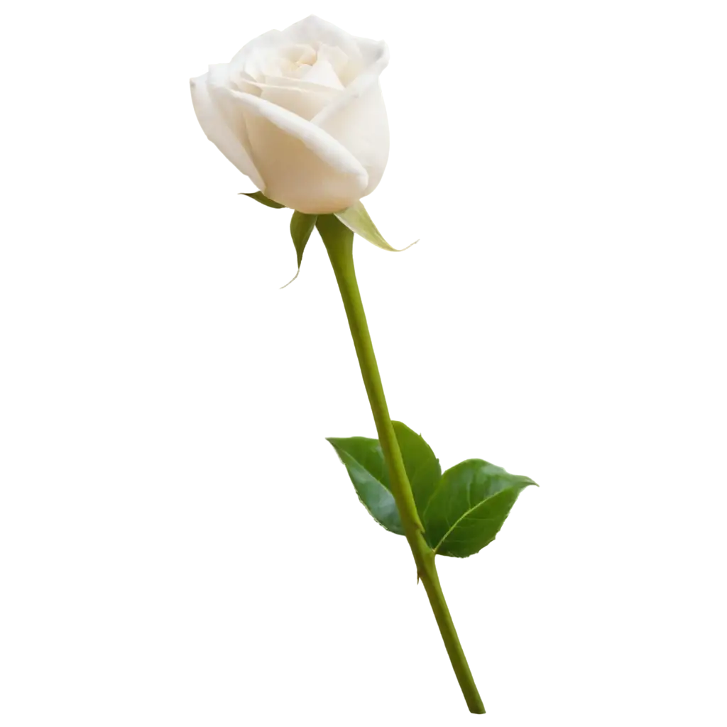 Exquisite-CloseUp-PNG-Image-of-a-White-Rose-Captivating-Detail-and-Clarity