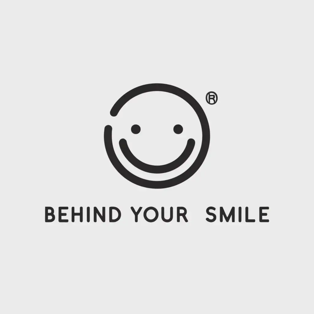 LOGO-Design-For-Behind-Your-Smile-Minimalistic-Design-with-Symbol