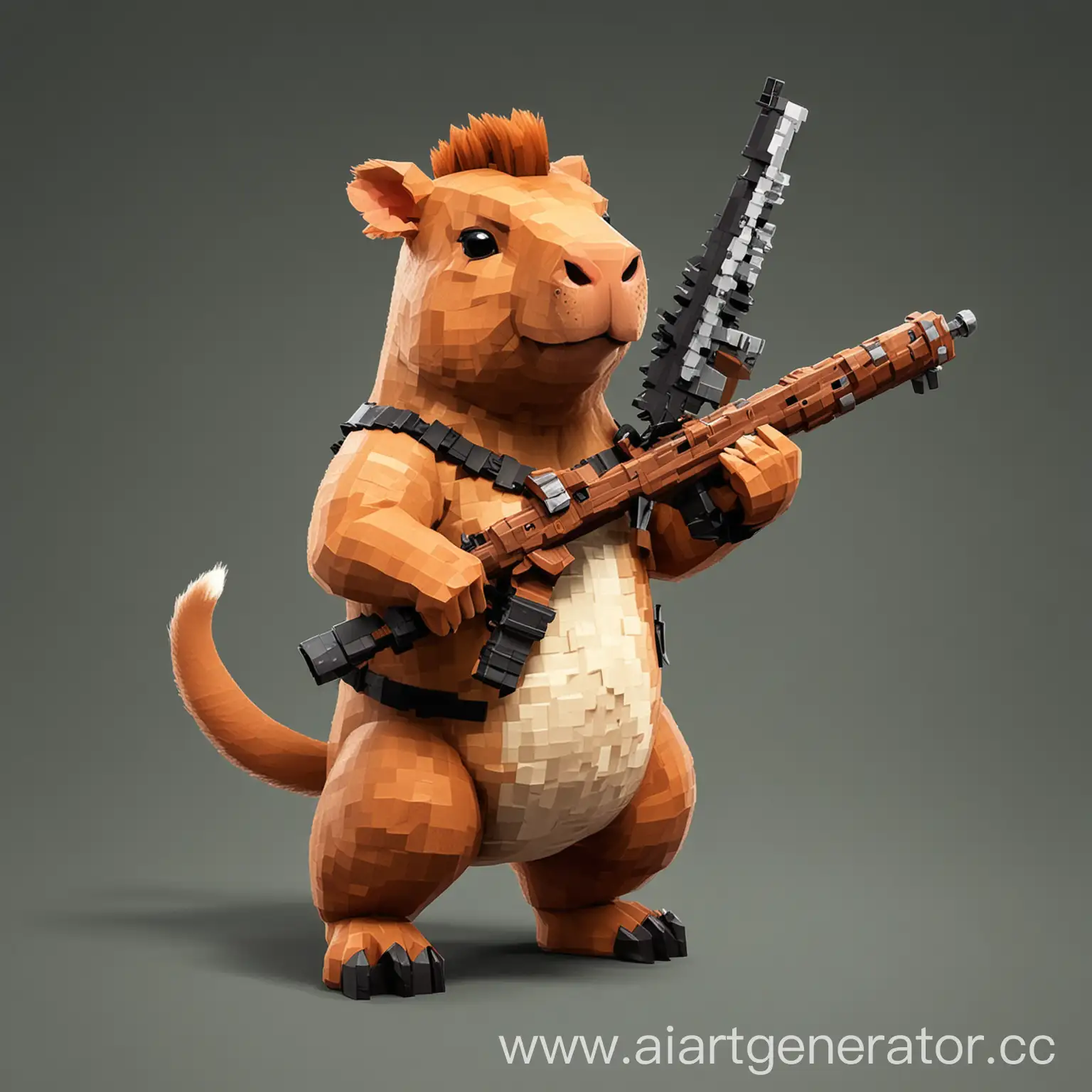 Capibara-Warrior-in-Minecraft-Style-with-Weapon