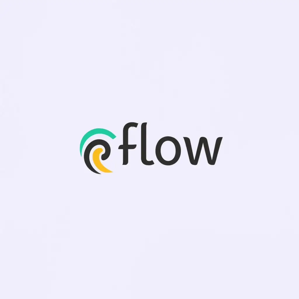 a logo design,with the text "Flow", main symbol:Infinite symbol,Moderate,be used in Internet industry,clear background