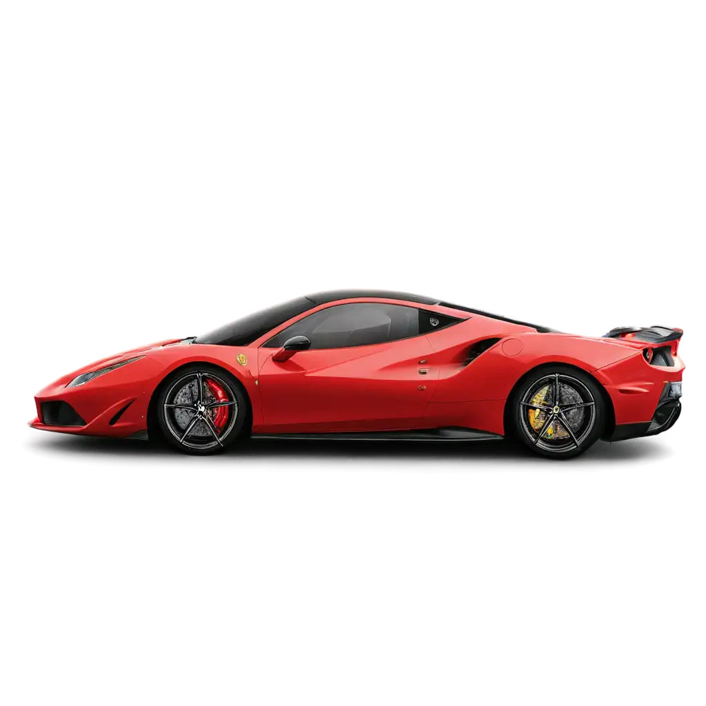 Ferrari-488-Pista-Side-View-PNG-Capturing-the-Sleek-Design-and-Performance
