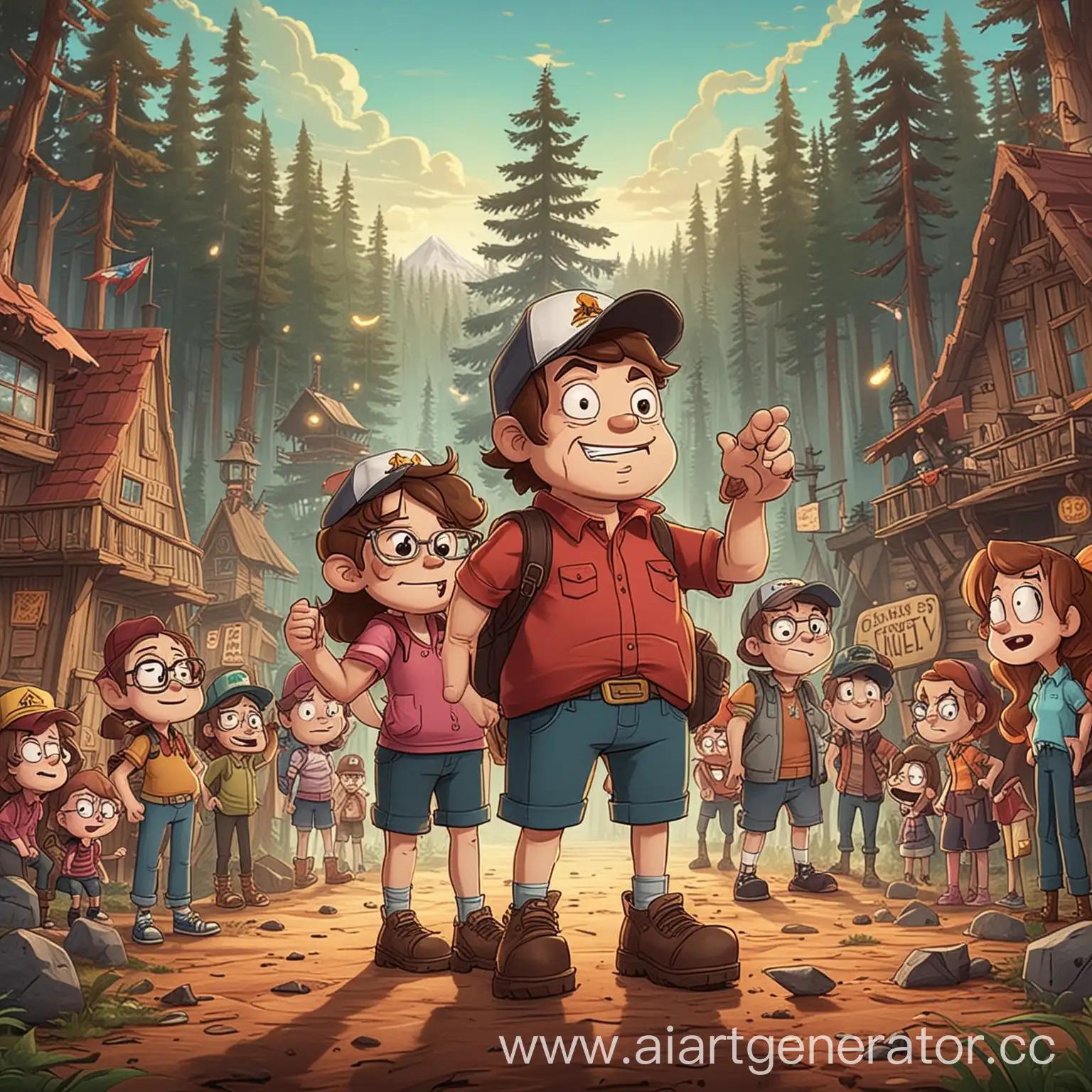 Mystery-Twins-Investigate-Mysterious-Forest-in-New-Gravity-Falls-Episode