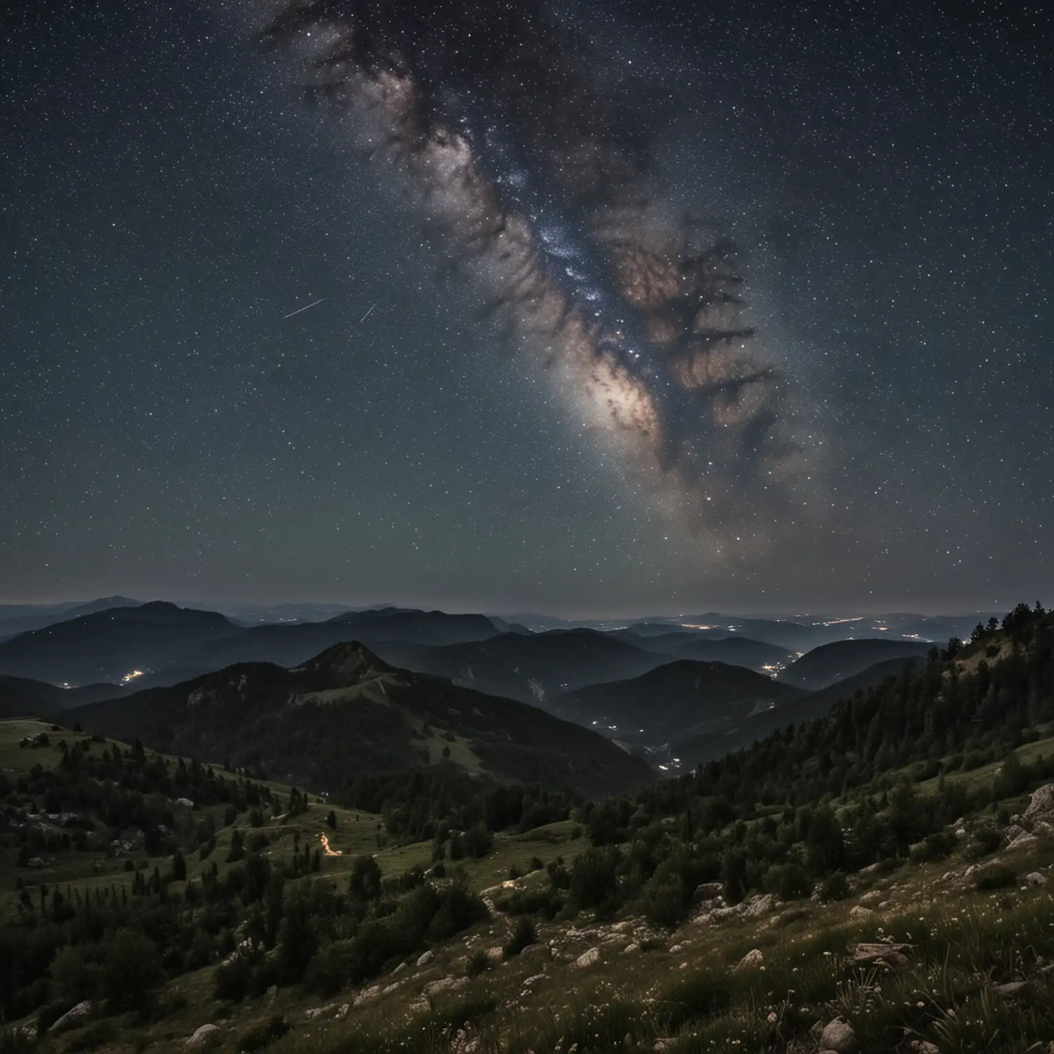 Scenic-Mountain-View-Blending-with-Starry-Sky